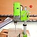 710w Rotary Pillar Drill 5 Speed, Heavy Duty Mini Drill Press Stand Press Drilling Bench Table Height Adjustable Workbench Repair Tool