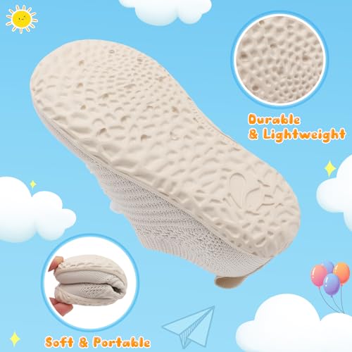 Centipede Demon Toddler Shoes For Boys Girls Baby Kids Slip On Fashion Walking Shoes Breathable Sock Shoes Lightweight Soft Sneakers 7.5-8 Toddler Beige thumb #3