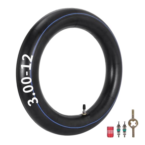 3.00-12 80/100-12 Inner Tube with TR4 Valve Straight for SSR XR CRF 50 70 KLX110 Suzuki CR60R 125cc 90cc DRZ110 65SX QG-214 RFZ JR80 RM50 PW80 Off Road Pit Dirt Bike Tube
