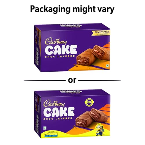 Image of Cadbury ChocLayered Cake Minion Pack, 228 g