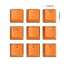 immagine 6Arancione Doppio tastiere PBT con riempimento bianco 9 Translucidus Backlit tasti per tastiere meccaniche di gioco