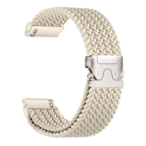 Oanux 20mm �L�k���ґg�i�C���� Garmin Forerunner 165 �E�H�b�`�o���h/55/245/645�ɑΉ� �p���V���[�g�o�b�N�� �L�k�\�t�g�X�|�[�c�X�g���b�v Vivoactive 6/5/3/3 Music & Venu Sq 2 