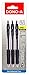 DONG-A Fine-Tech RT Gel Ink Roller Ball Pens, 0.3mm, Black, 3-Pack