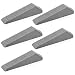 Produktbild 5er-Pack Türkeil, hochbelastbarer Gummi-Türkeil, rutschfester Türstopper, hochwertiger Keilstopper, ideal für Wohnungen, Büros und Werkstätten (Grau, 5er-Pack).
