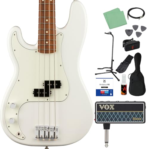 Amazon | Fender Player Precision Bass Lefty Polar White レフティ 
