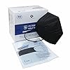 80 stuks FFP2-maskers CE-gecertificeerde filtratie met hoge dichtheid 5 lagen individueel verzegeld (zwart)