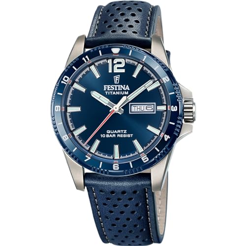 Festina Montre Calendario Titanium en titane pur et léger