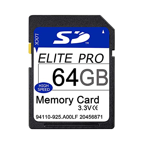 64GB SD Card for Game Trail Cameras, Class 10 Speed 80Mb/s SD Cards for Wildlife Hunting Cameras, IP Cameras and Sport Action Cameras