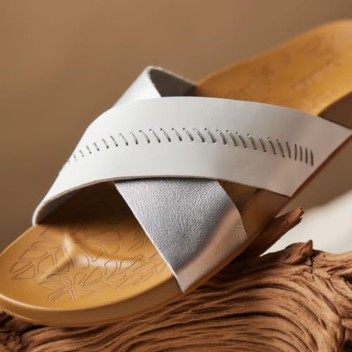 Image of OluKai Kipe'a Olu Women's Slide Sandal, Premium Leather, Relaxed & Dressy Design For Any Occasion, All-Day Comfort & Fit
