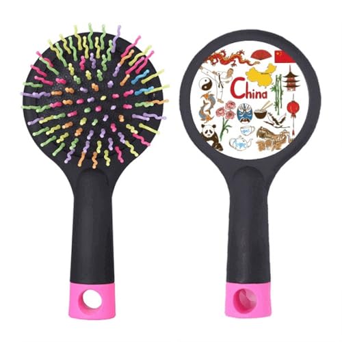 Brosse à cheveux Chine Panda pour salon et coiffage quotidien