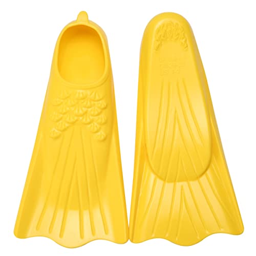Nabegum Kids Training Swim Fins, Flippers For Diving And Swimming-Youth Size For Boys, Girls,Beginners(Yellow,S) #TOP4