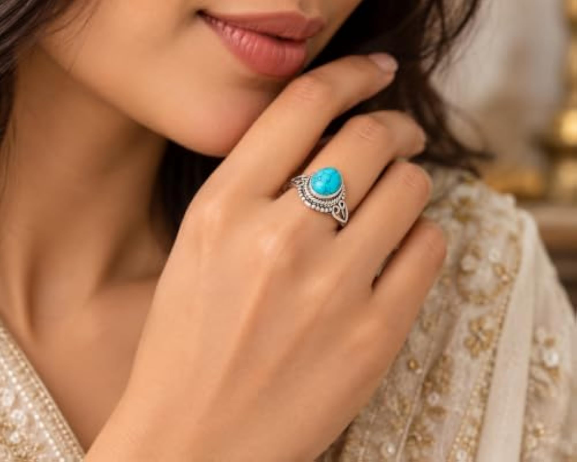 Women's Turquoise Heritage Ring, Keepsakes
