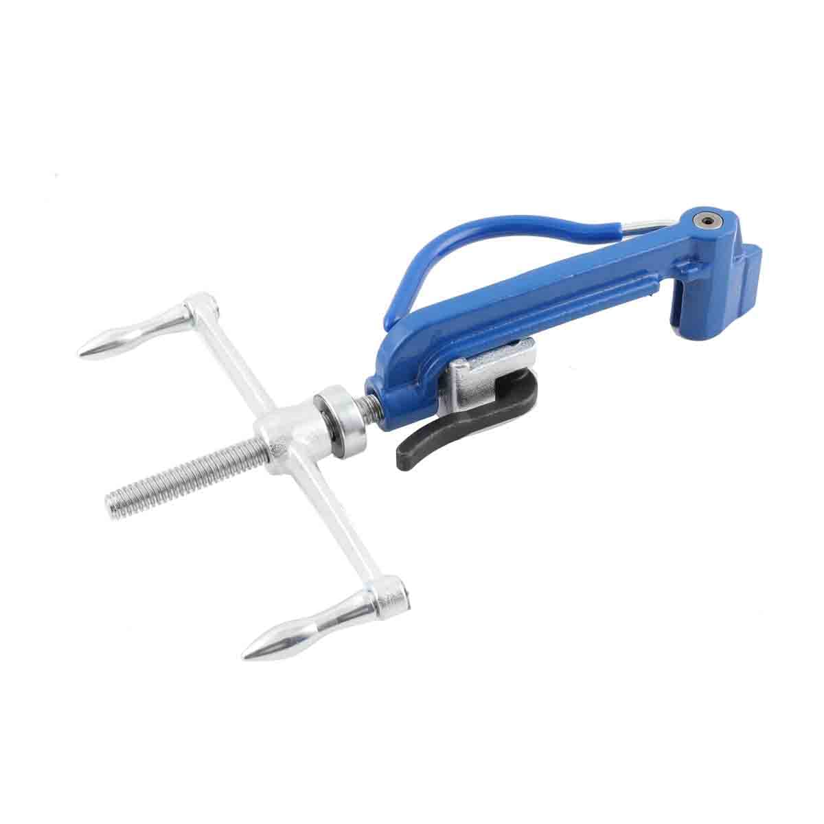 Stainless Steel Strapping Banding Tool Manual Band Plier Spin Banding Tight Plier Strapping Pliers Tool Wrapper/Packer Heavy Duty Bander Banding Tensioner for Hose Clamps Cable Tie Kit