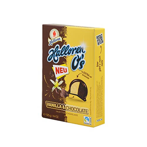 Halloren O's • Vanilla & Chocolate • Gefüllte Schokoladen O's • 125 g – Bild 5
