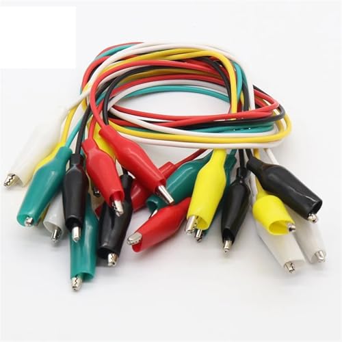 Pinzas de cocodrilo de doble extremo eliminan fallos de conexión en test eléctricos 2pcs 4