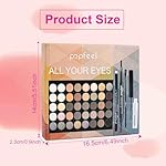 Augen Schminke Set, All-in-One Komplettes Make-up-Set, Schmink Kit mit 40 Farben Lidschatten Palette Mascara Brauenstift Eyeliner und bürsten, Alles in Einem Kosmetik Makeup Set für Mädchen Frauen – Bild 4