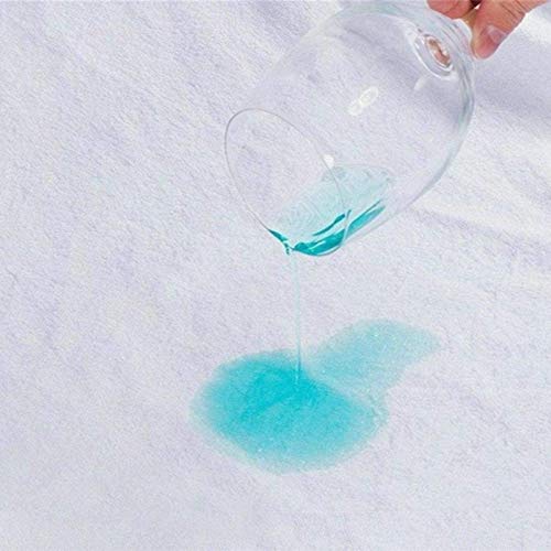 Sapphire Collection® Mattress Protector Waterproof and Breathable Non Noisy Terry Towel Fitted Mattress Pad Protector Topper Cover Anti Allergy Bed Cover (Double (137 x 190 + 30cm) Sapphire Collection® Mattress Protector Waterproof and Breathable Non Noisy Terry Towel Fitted Mattress Pad Protector Topper Cover Anti Allergy Bed Cover (Double (137 x 190 + 30cm)