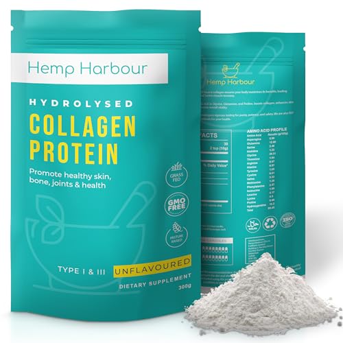 Hydrolysed Collagen Powder 300g – Type I & III | Grass-Fed, Halal...