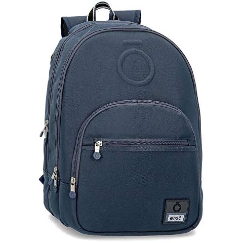 Enso Mochila Azul con Doble Compartimento y Tirantes Acolchados Cover