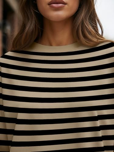 Image of Trendy Queen Womens Oversized Long Sleeve Shirts Fall Tops 2026 Basic Tees