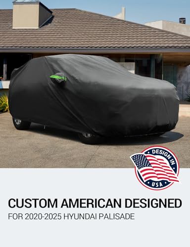 Image of Proadsy Custom Fit 2020-2025 Hyundai Palisade Car Cover Waterproof Outdoor | UV-Blocking Waterproof With Soft Lining Prevents Leaks & Scratches. Perfect For Sunny, Snowy Outdoor Parking, Garage Storage