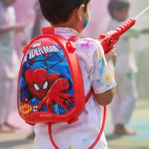 Storio Holi Pichkari Water Gun for Kids | 3500ml Backpack Water Tank Pichkari | High Pressure Water Spray Pistol | Big Size Holi Water Gun Toy for Kids & Outdoor Play