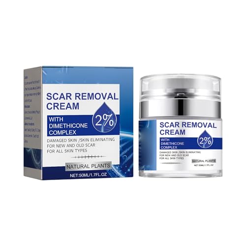 LBOYLOVE Advanced Silicone Scar Cream-Professional Scar Removal Cream for Surgical Scars Stretch Marks Keloid Bump Removal Old and New Scars 1.76 Oz50 g