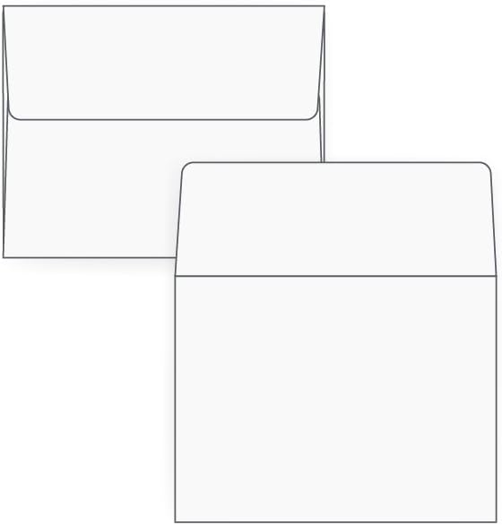 A2 Invitation Envelopes (4 3/8 x 5 3/4) - 60lb. Bright White (1000 Qty.)