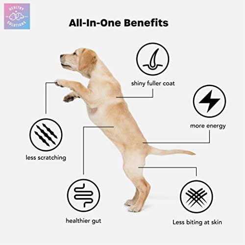 All-In-One Dog Vitamins & Supplements - Dog Multivitamin Supplement For Joint Support, Digestion, Skin, & Coat - Plus Omega-3, 6, 9 - Ultimate Daily Vitamin For Dogs - Made In Usa, 120 Soft Chews #TOP2