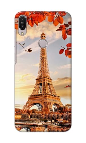 Image of Printed Hard Back Cover for Asus Zenfone Max Pro (M1) | Zenfone Max Pro M1 (5.99 inch) Back Cover (Eiffel Tower -K1) -190724(DP)