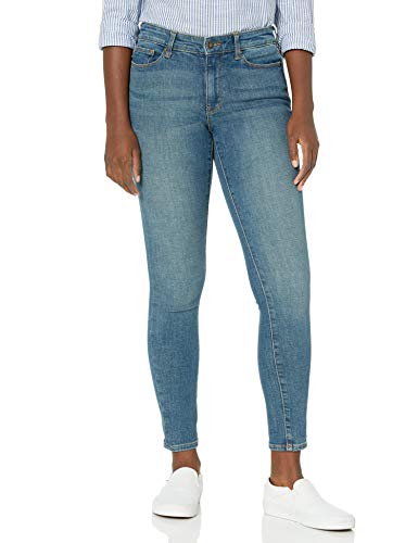 Amazon Brand - Goodthreads Women's High-Rise Skinny Jean, Authentic Blue 28 Regular