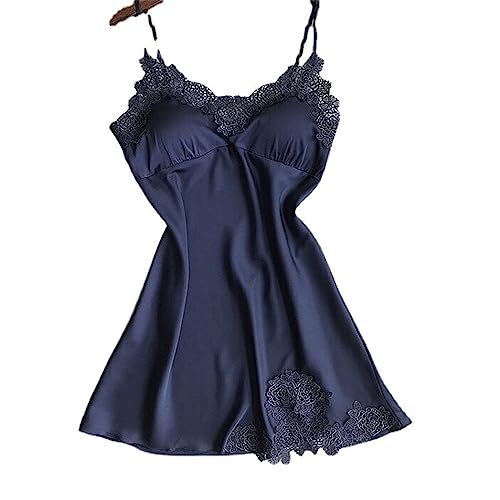 Chemise de nuit fine respirante pour nuits chaudes lingerie dentelle sexy été XXL