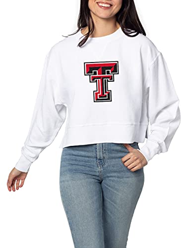Image of chicka-d NCAA womens Corded Boxy Pullover