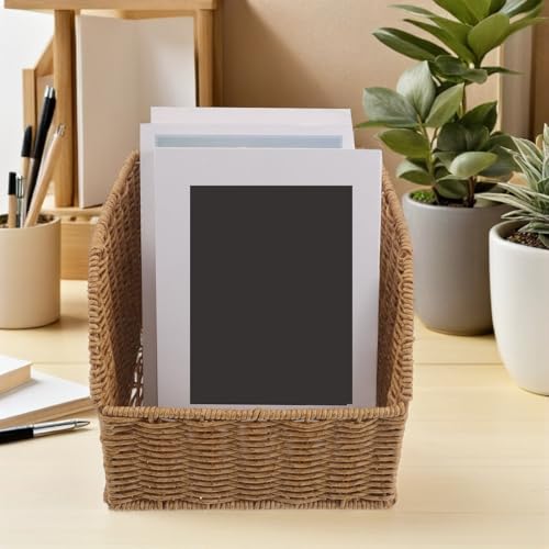 Cesta de almacenamiento para organizar libros en el salón moderno 8