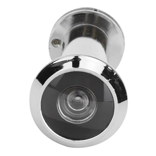 Ymiko Mirilla, Ángulo de visión de 220 grados Anti Robo, Mirilla de seguridad para puerta con cubierta trasera para uso doméstico - Compatible con puertas de madera, fibra de vidrio o metal - Instalación fácil, Bronce (Extendida 16 mm) miniatura 4