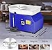 Pottery Wheel Pottery Forming Machine 25CM 350W Electric Pottery Wheel with Foot Pedal DIY Clay Tool Ceramic Machine Work Clay Art Craft (Blue)