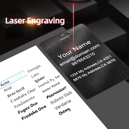 Personalized Stainless Steel Medical Equipment Luggage Tags - Custom Metal Travel Tags and Identifiers - Medical Alert for Carry-On Respiratory Devices - ID Name Tag for Medical Equipment (Black)2