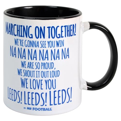 Bomblighters Leeds Mug Gift Marching on Together MOT Song Lyrics Chant Fan Cup