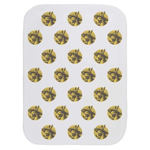 Azeeda 'Beach Donkey' Baby Burp/Wash Cloth (BC00032431)