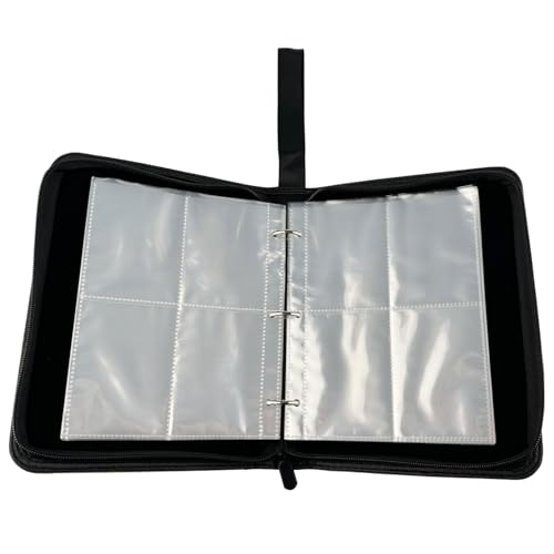 Egmelos Sammelalbum für Karten Sammelalbum,50 Seiten 400 Karten Kapazität,Karten Album,Heft für Karten,Sammelkarten Album,Album für Sammelkarten,Geschenk für Kinder