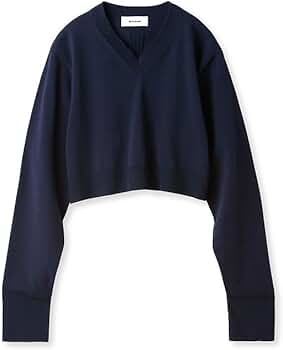 MIESROHE ミースロエ 【未使用新品】シルク混ショート丈Ｖネックニット Amazon | [ミースロエ] washableシルク混ショート丈Vネック