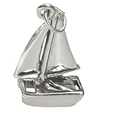 Sterling Silber 925 Katamaran Sterlingsilber Charm .925 x 1 Boote und Yachten Charms sssc364