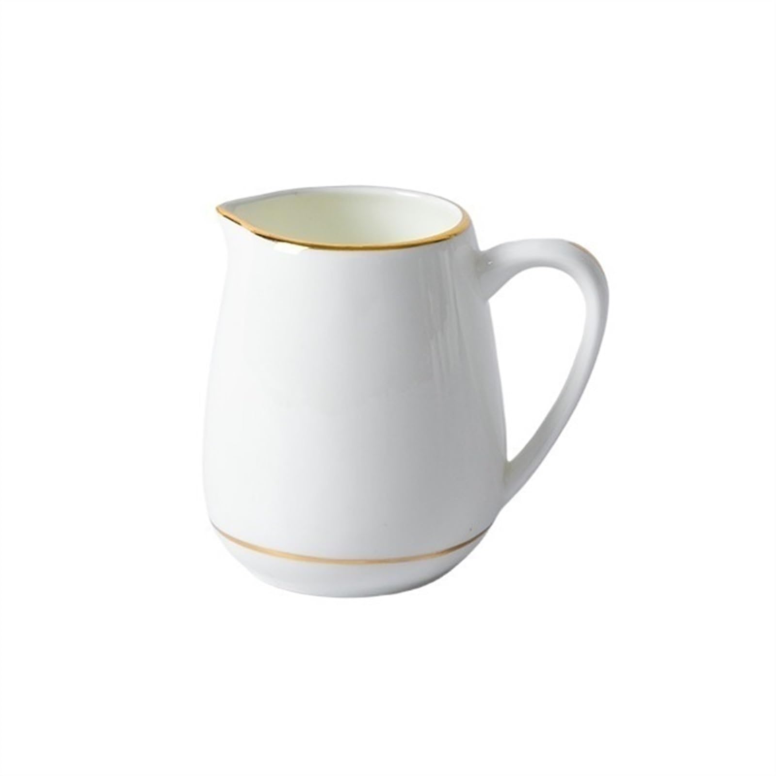 Saucière au jus de viande et pichet à café en céramique blanche avec bec verseur 180ml
