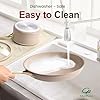 Chef Power Ceramic Cookware Sets, 10Pcs Pots and Pans Set Non Stick, Cookware Set with Stainless Steel Handle, Dishwasher & Oven Safe, Taupe and Light Gold Handle #3