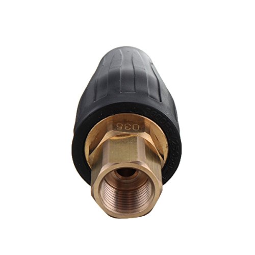 KingLan Ugello Rotante Turbo da 250 Bar M18 * 1.5 per Rondella di Pressione 3600Psi