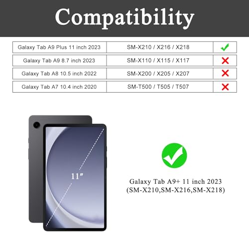 Funda Samsung Tab A9 Plus para ver vídeos y estudiar con soporte Soke 2