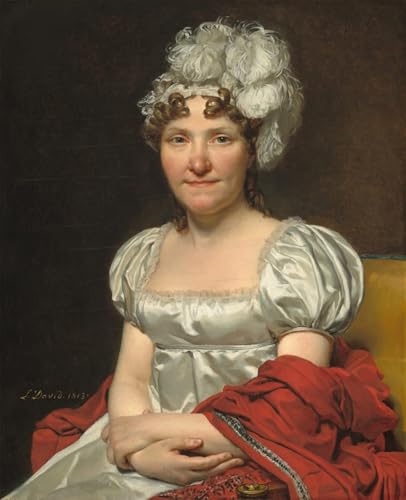 Cuadro de Madame David de Jacques Louis David para una decoración del hogar elegante de 60x90cm