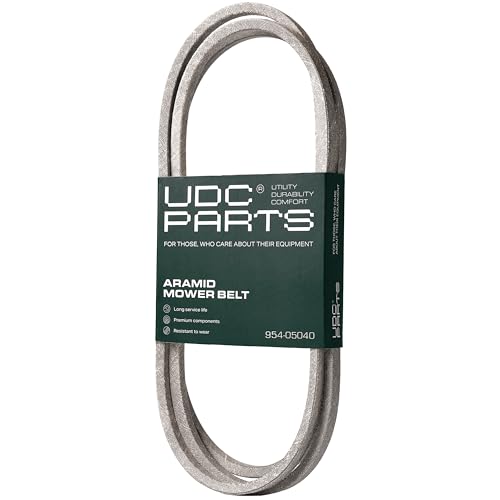 UDC Parts 954-05040 Upper Drive Belt Replacement - 35.25 Inches Length - for Craftsman T110 954-0241A Upper Drive Belt 754-0241A 9540241A 95405040 Troy Bilt Pony MTD/Aramid Cord
