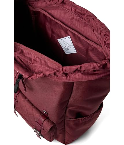 Image of Herschel Supply Co. Unisex Herschel Little America Backpack Oxblood Red Quilted One Size