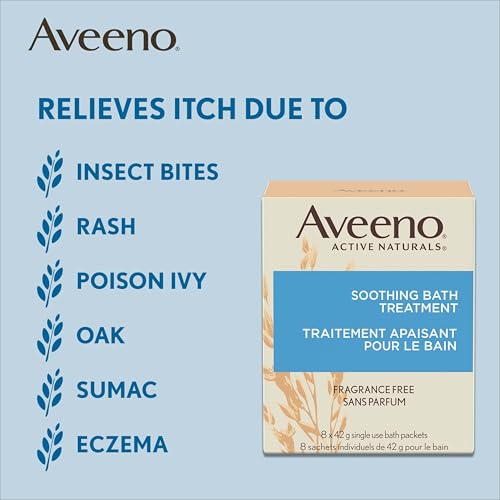 image for Aveeno Fragrance-Free Soothing Bath Treatment & Soak for Soothing Reli
